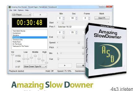دانلود Amazing Slow Downer v3.6.0 – نرم افزار کم کردن سرعت پخش یک آهنگ