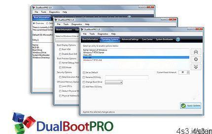 دانلود DualBootPRO v1.1 – نرم افزار تغییر ویژگی های صفحه انتخاب ویندوز