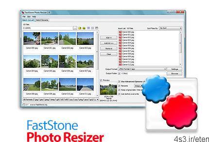 دانلود FastStone Photo Resizer v3.5 – نرم افزار تغییر سایز گروهی تصاویر