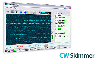 دانلود CW Skimmer v1.91 – نرم افزار رمزگشایی و آنالیز کد های مورس چند کاناله