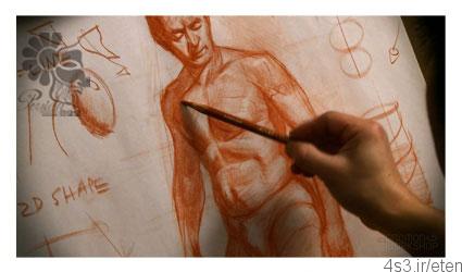 دانلود آموزش ویدئویی نقاشی : دوره کامل طراحی یک ساختار بدن انسان