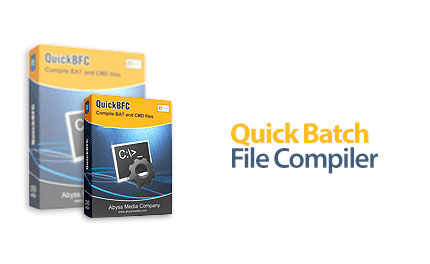 دانلود نرم افزار ساخت فایل EXE از فایل های Abyssmedia Quick Batch File Compiler v4.1.5.2 Batch