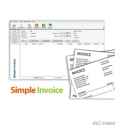 دانلود نرم افزار مدیریت فاکتور ها و مشتریان در کسب و کارهای کوچک Simple Invoice v3.10.5