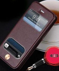 کیف چرمی گوشی موبایل Iphone 5،۵S،SE