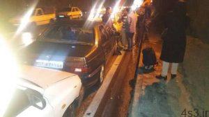 تصادف زنجیره‌ای ۲۰ دستگاه خودرو در بلوار شهید هرمزپور یاسوج سایت 4s3.ir