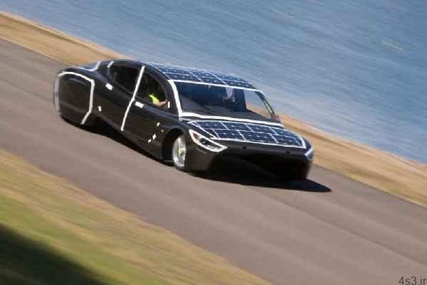 خودروی استرالیایی مجهز به ۲۸۴ سلول خورشیدی سایت 4s3.ir