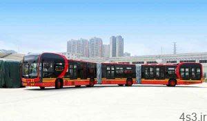 طولانی ترین اتوبوس برقی دنیا رونمایی شد سایت 4s3.ir