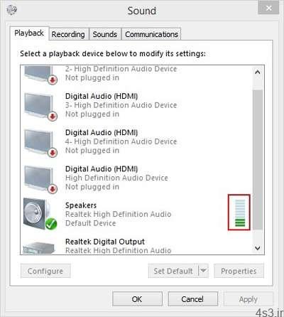 مشکل هنگ کردن ویندوز با تغییر تنظیمات صدا در ویندوز ۱۰