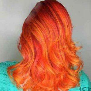 رنگ مو آتشی، جدیدترین مد رنگ مو برای تابستان سایت 4s3.ir