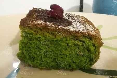 طرز تهیه کیک اسفناج