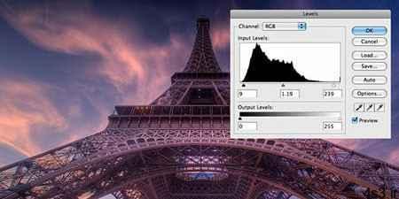 آموزش استفاده از ابزار Levels در فتوشاپ برای بهبود رنگ تصویر