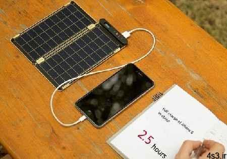 شارژ تلفن همراه با کاغذ خورشیدی