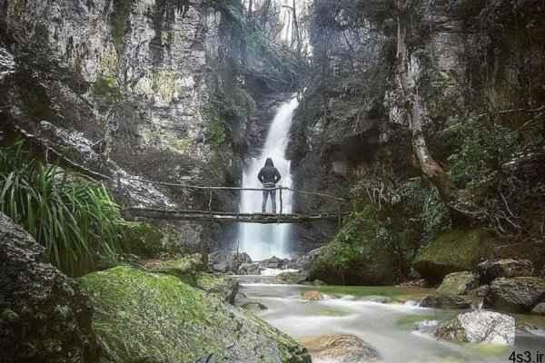 آبشاری در دل جنگل‌های گیلان