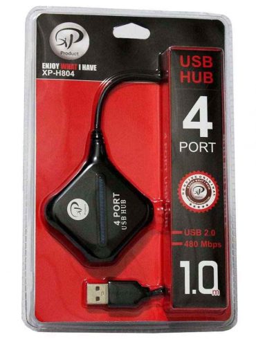 هاب USB چهار پورت مدل XP-H804 سایت 4s3.ir