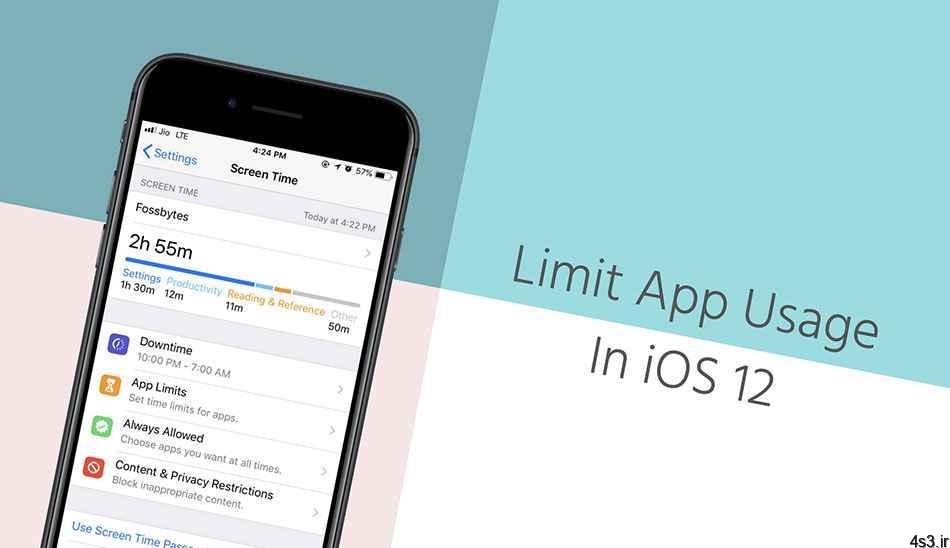 چگونه از قابلیت اسکرین تایم در iOS 12 استفاده کنیم؟