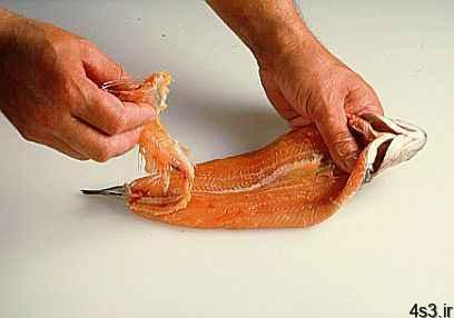 آموزش پاک کردن ماهی قزل آلا(تصویری)