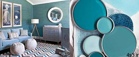 بهترین ترکیب رنگی برای یک اتاق نشیمن تابستانی