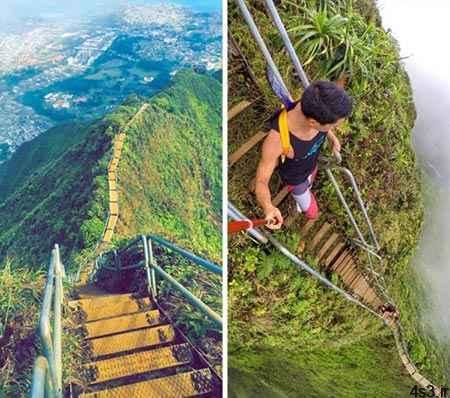 خطرناک ترین پله ها در نقاط مختلف از دنیا + عکس