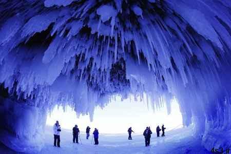 زیبایی های طبیعت با دریاچه یخ زده Superior