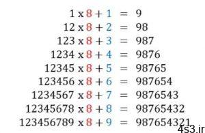 شگفتی های ریاضی سایت 4s3.ir