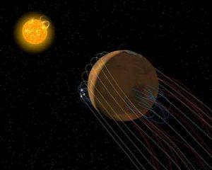 مریخ یک دنبالۀ مغناطیسی دارد! سایت 4s3.ir