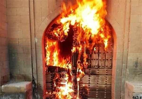 نابودی یک اثر ۳۰۰ ساله توسط افراد ناشناس/ خانه مرعشی شوشتر در آتش سوخت
