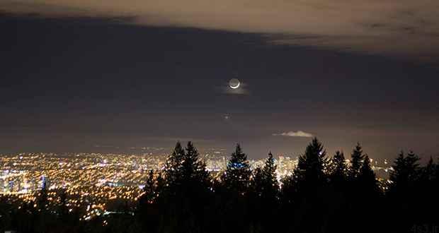 چرا ماه ما را تعقیب می کند؟