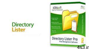 دانلود Directory Lister Enterprise Edition v2.42 x64 + v2.41 x86 - نرم افزار تهیه لیست از فایل ها و پوشه ها سایت 4s3.ir