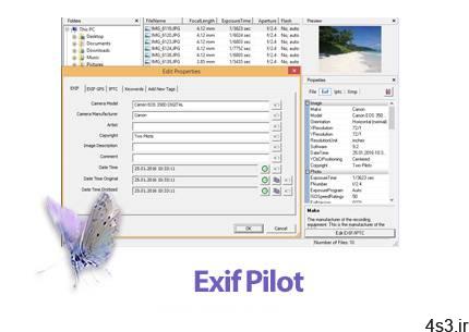 دانلود Exif Pilot v5.21 – نرم افزار تحلیل داده های IPTC، EXIF و XMP دوربین های دیجیتالی
