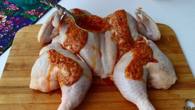 طرز تهیه مرغ بریان ساده و خوشمزه – طعم دار کردن مرغ