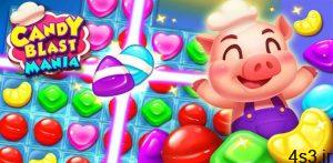 دانلود Candy Blast Mania – Match 3 Puzzle Game 1.4.6 – بازی جورچین تفننی “انفجار آب نباتی” اندروید + مود سایت 4s3.ir