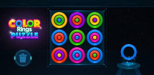 دانلود Color Rings Puzzle 2.4.5 – بازی تفننی سرگرم کننده “پازل حلقه های رنگی” اندروید + مود