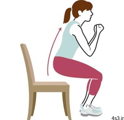 آموزش چند حرکت ورزشی با صندلی