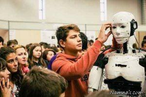 جوانترین سازنده ربات انسان نما + تصاویر سایت 4s3.ir