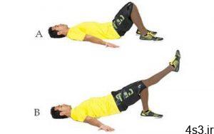 چند حرکت ورزشی برای سفت کردن عضلات ران ،شکم و باسن سایت 4s3.ir
