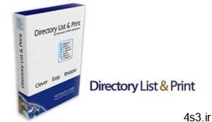 دانلود Directory List and Print Pro v4.11 - نرم افزار فهرست کردن و چاپ محتویات دایرکتوری سایت 4s3.ir