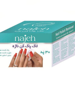 لاک‌پاک‌کن ناژه بسته 30 عددی با بافت نرم و آغشته‌شده