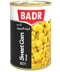 کنسرو ذرت شیرین بدر 420 گرمی