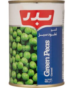 کنسرو نخود سبز بدر سرشار از پروتئین 420 گرمی