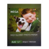 کاغذ چاپ عکس گلاسه مگا مدل PHG-260 سایز A4 بسته ۱۰۰ عددی