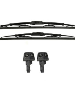 تیغه برف‌پاک‌کن جلو تیبا وارون 18+20+CH با عملکرد یکنواخت و همراه چشمی شیشه‌شوی