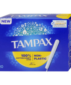تامپون تامپکس Regulier با جذب متوسط و طراحی راحت بسته 20 عددی
