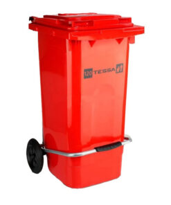 سطل زباله پدالی تسا 120 لیتر با بدنه مقاوم