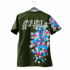 تیشرت سبز چاپ‌دار مردانه