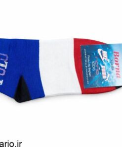 جوراب ساق کوتاه اسپرت طرح فرانسه