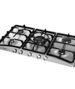 اجاق گاز صفحه‌ای پنج شعله استیل البرز مدل S-5906