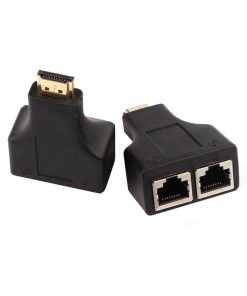 مبدل افزایش طول HDMI مکا تحت شبکه بسته دو عددی مدل EXT-5e-6