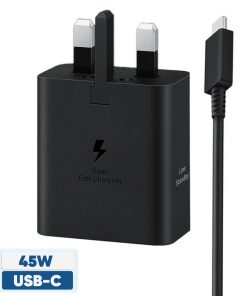 شارژر دیواری 45 وات سامسونگ مدل EP-T4511 Low Standby به همراه کابل 1.8 متری - سه پین