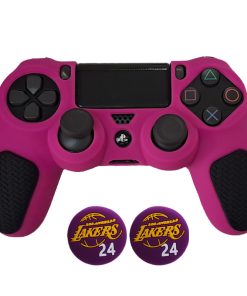 محافظ دسته پلی استیشن ۴ مدل Anti slip PS4404 به همراه روکش آنالوگ