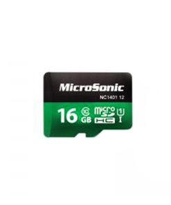 کارت حافظه microSDXC میکروسونیک مدل HC کلاس 10 استاندارد UHS-I U1 سرعت 90MBps ظرفیت 16 گیگابایت